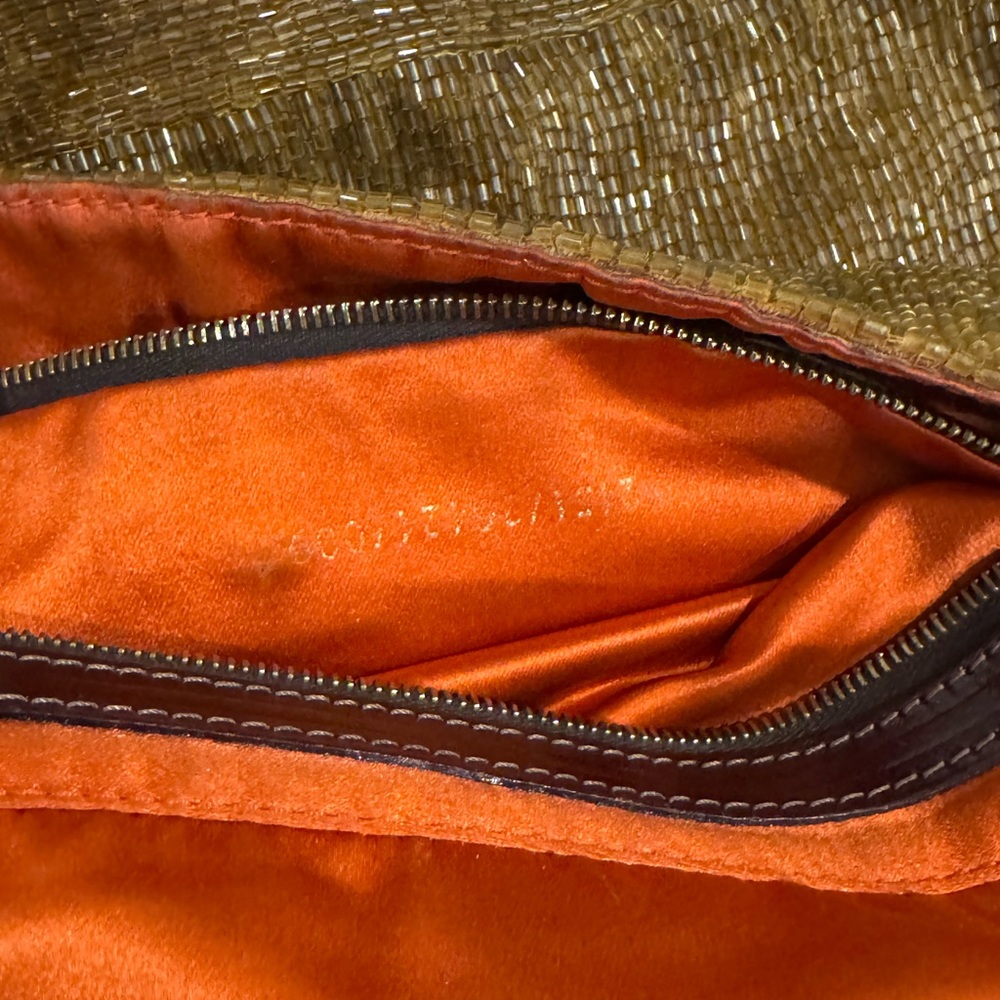 Fendi Gold Sequin Shoulder Bag - Picture 8 of 11